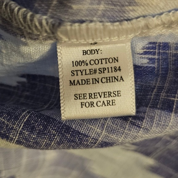 Altar'd State Purple White Zig Zag Tank Top Size S Tassel Tie Neck Frayed Hem - Picture 5 of 6